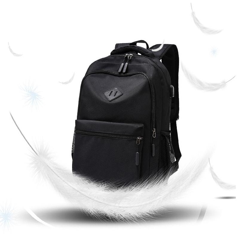 Vodotěsný pánský dámský batoh na notebook cestovní školní taška s nabíjecím portem USB