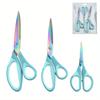 Craft Scissors Purpose Sharp Titanium Blades Shears Rubber Soft Grip Handle Multipurpose Fabric Scissors Tool Great for Office