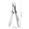 Professional Stainless Steel Toenail Clippers - Sharp Straight Blade for Ingrown Nails, Modern Design, Precise Trimming Tool