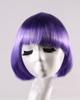 Parrucca Corta Sintetica BOB Completa Multicolore Cosplay Festa di Halloween Capelli Corti Parrucche Monocolore