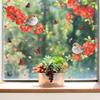 Painted Flowers, Branches, Birds, Butterflies, Home Balcony, Glass Windows, Beautification Decoration, Window Stickers