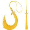 10Pcs Graduation Tassel with Date Mortarboard Tassel Fringe for Graduation Party Decorations Accesorios Graduation Hat Tassel