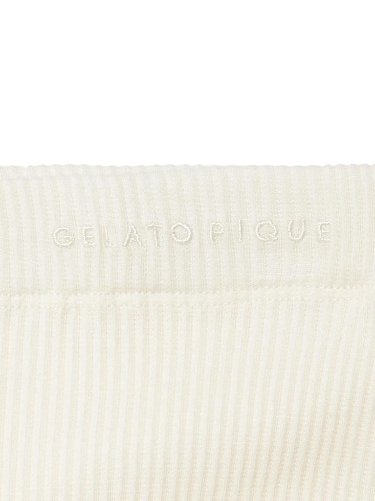 Gelato Pique Basic Ribbed Leggings PWCP249076 GRY Women's