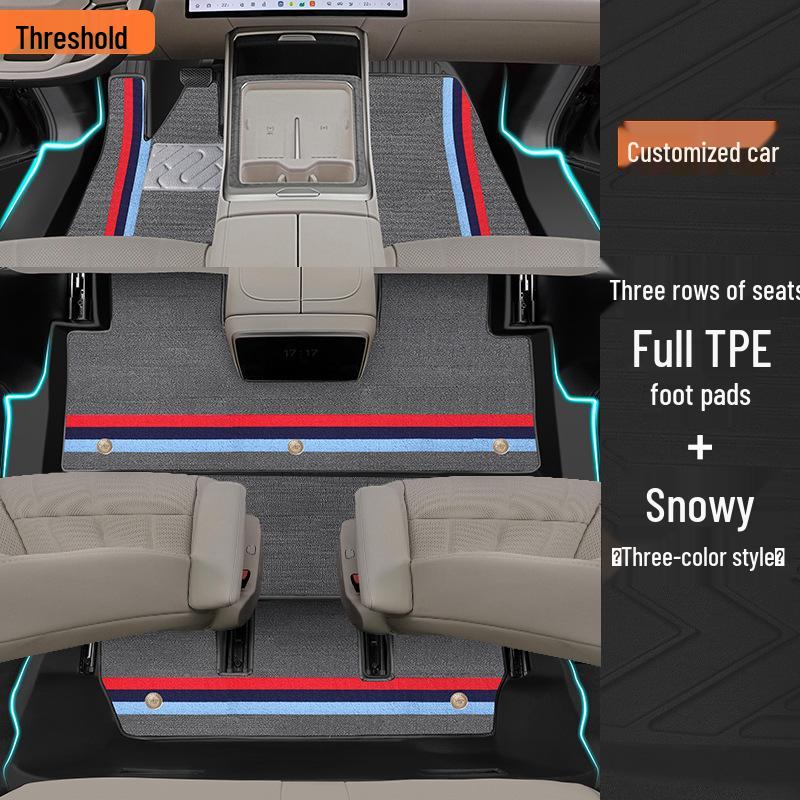 2025 Lydo L90 Special TPE Full Coverage Floor Mats for Six-Seven Seat Cars