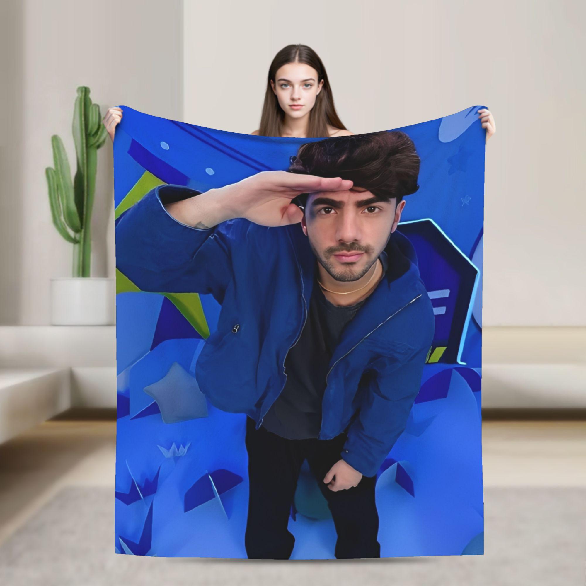 

Fede V-Vigevani Bedding Throws Club Misterios Flannel Bedspread For Couch Bed Street Trend Sofa Bed Cover 75cmx90cm