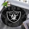 Las Vegas Raiders2,Round Area Rug,Carpet Rug for Living Room Bedroom Sofa Playroom Decor,Non-slip Floor Mat