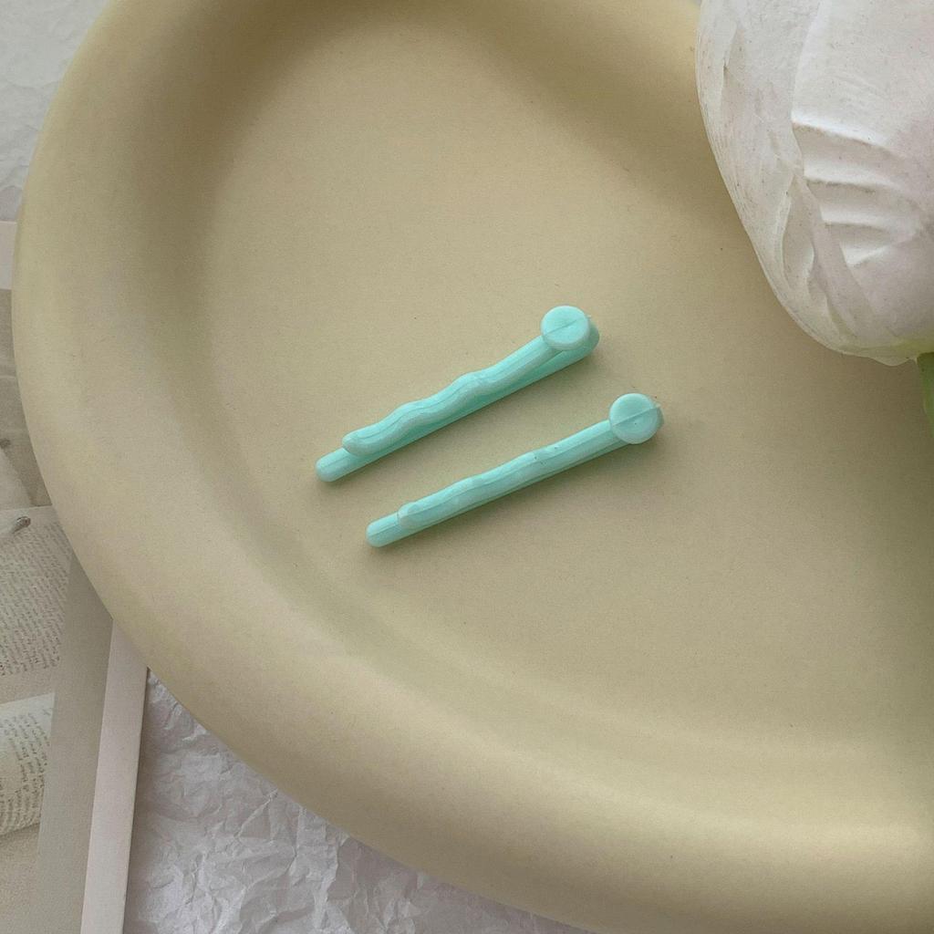 HyunA Style Candy Color Hair Clips – Colorful, Handmade DIY Plastic Accessories