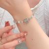Chinese Cat's Eye Safety Lock Bracelet with Zirconia: National Style Pull-Type Jewelry for Women