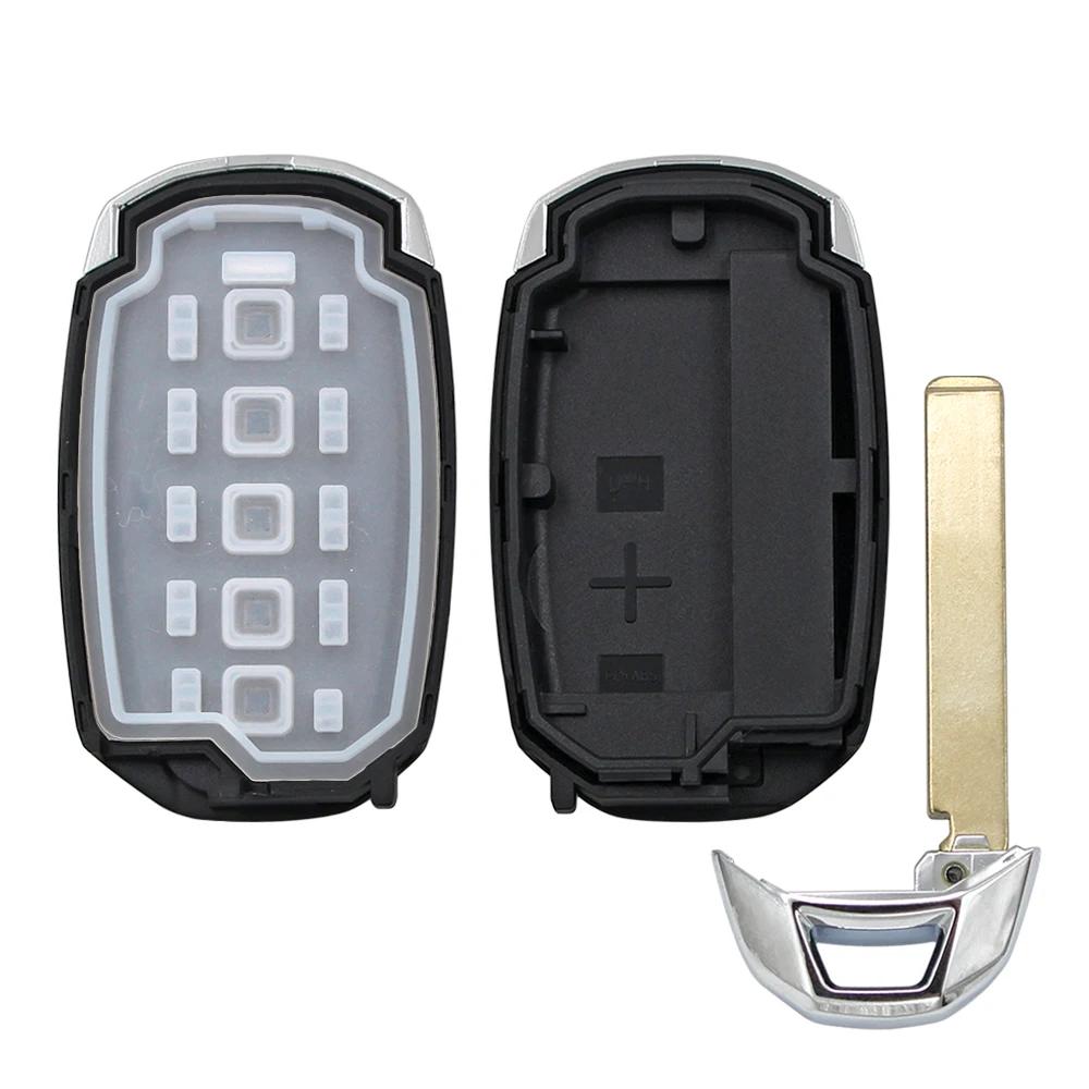 SKCW6 Ecusells 3/4/5 Button Remote Smart Car Key Shell Case Housing Cover For Hyundai Tucson Santa Fe I30 Creta IX25 Solaris Kona