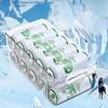 1/2 Tier Soda Can Dispenser Auto-Rolling Refrigerator Storage Rack Fridge Can Holder  Freezer