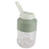 Portable Blender 1L Dual Lid Efficient Use Convenient Strap Rechargeable Cordless Blender for Outdoor Travel Gym Party