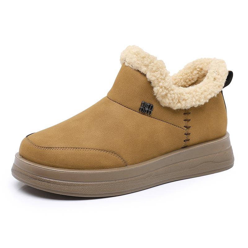 

Women s winter cotton shoes with thickened lining, mom shoes, anti-slip, cold-proof, warm and comfortable snow boots 36