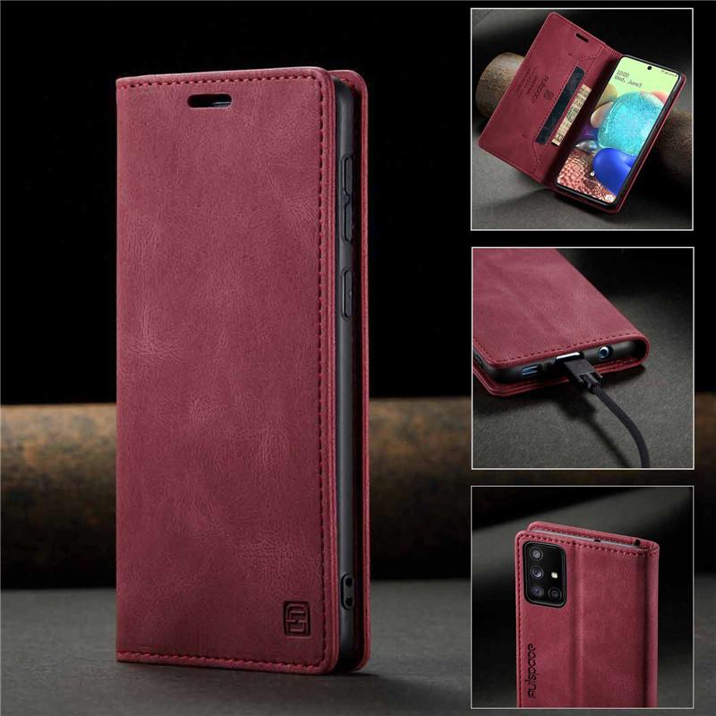 Étui de téléphone en cuir à rabat magnétique pour Samsung Galaxy A13 A23 A33 A53 A73 A14 A24 A34 A54 A52 A51 A50 Portefeuille Housse de carte Coque Étui