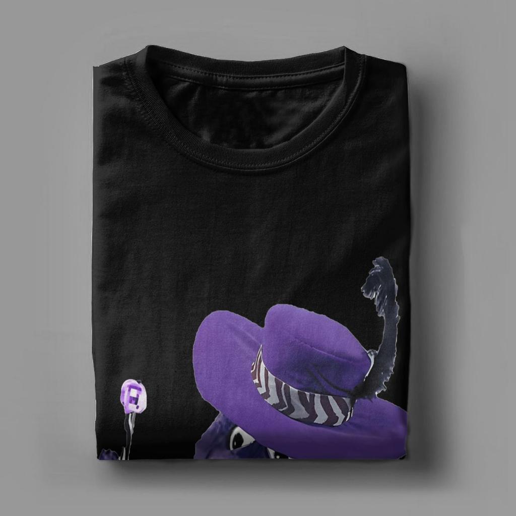 Men's Grimace T Shirts Pure Cotton Clothes Funny Short Sleeve Crew Neck Tee Shirt Plus Size T-Shirts