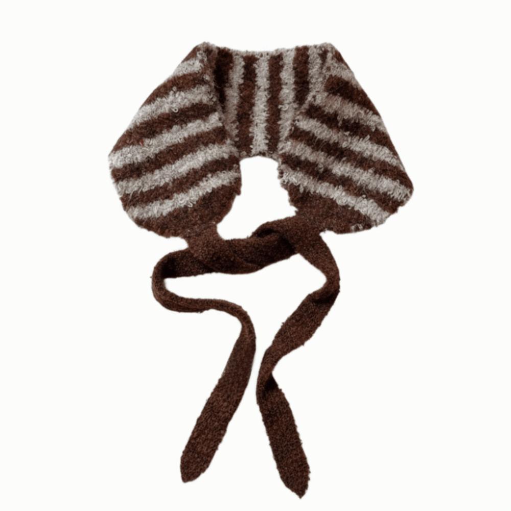 

Personality Casual Headband Earflag Versatile Straps Warm Ear Warmer Outdoor бежевий/кавовий