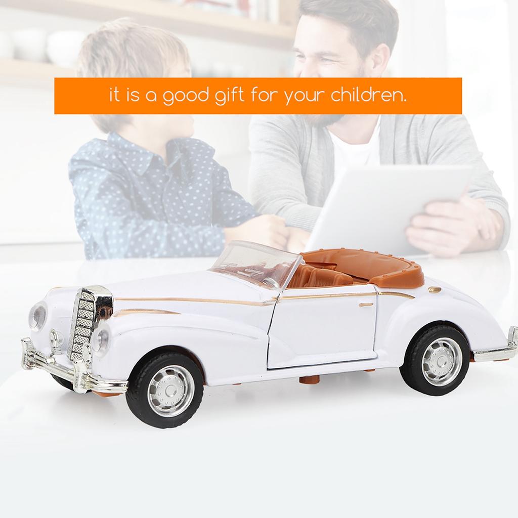 Mini stimulační slitina Classic Car Roadster se zvukem a lehkým modelem autíčka