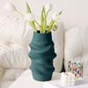 Creative Bud Vase Decorative Vasen Tabletop Ornament Hydroponic Flower Arranging Imitation Ceramic Flower Pot Table Decoration