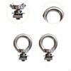 2 Pieces Eye Bolt Heavy Duty M8 T Track Bolts Stainless Steel Roof Rack for Ropes