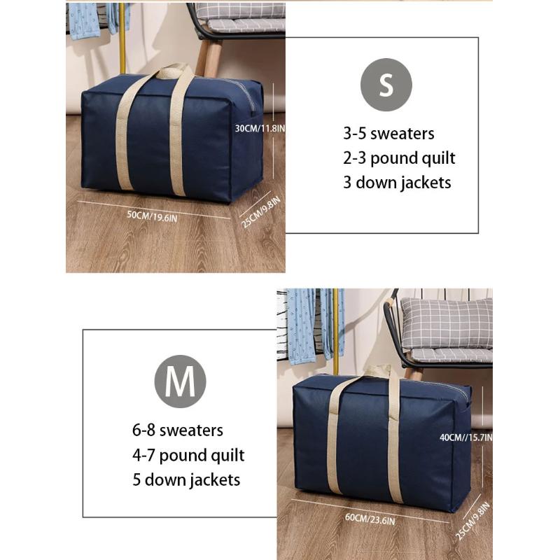 Extra Große Umzugsverpackungsgepäcktaschen Verdickte Große Kapazität Wasserdicht Heimgepäcktaschen Aufbewahrung Kleidungsorganisationstaschen
