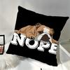 Chic English Bulldog Throw Cushion Covers Chair Living Room Pillowcase Cozy Zipper Sofa Pillow Covers Bedroom Indoor Home Decor