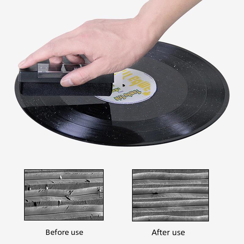 "Förbättrat rengöringsborstset för vinylskivor för retro LP-spelare"