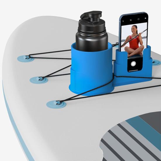 Držák na nápoje a telefon pro kajak, Držák na mobilní telefon a kelímek na paddleboard, Držák na láhev s vodou a rybářské náčiní pro surfové prkno, Příslušenství pro kajak
