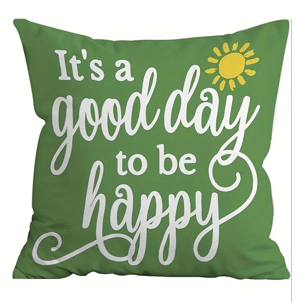 Succulent Plant Spring - Themed Pillowcasebedroom Living Room Sofa Home Decor Polyester Cushion Cover With Zipper