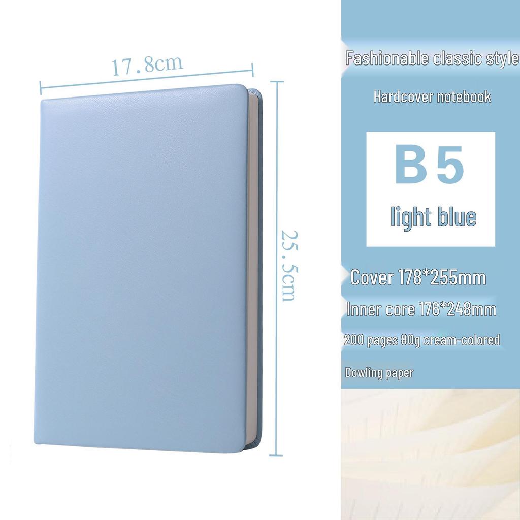 Korean Style Leather Cover Creative Diary Notebooks - Set of 5