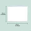 Dry Erase Board, Whiteboard with 3 Markers and 1 Eraser, Wall Hanging Message Board for Home