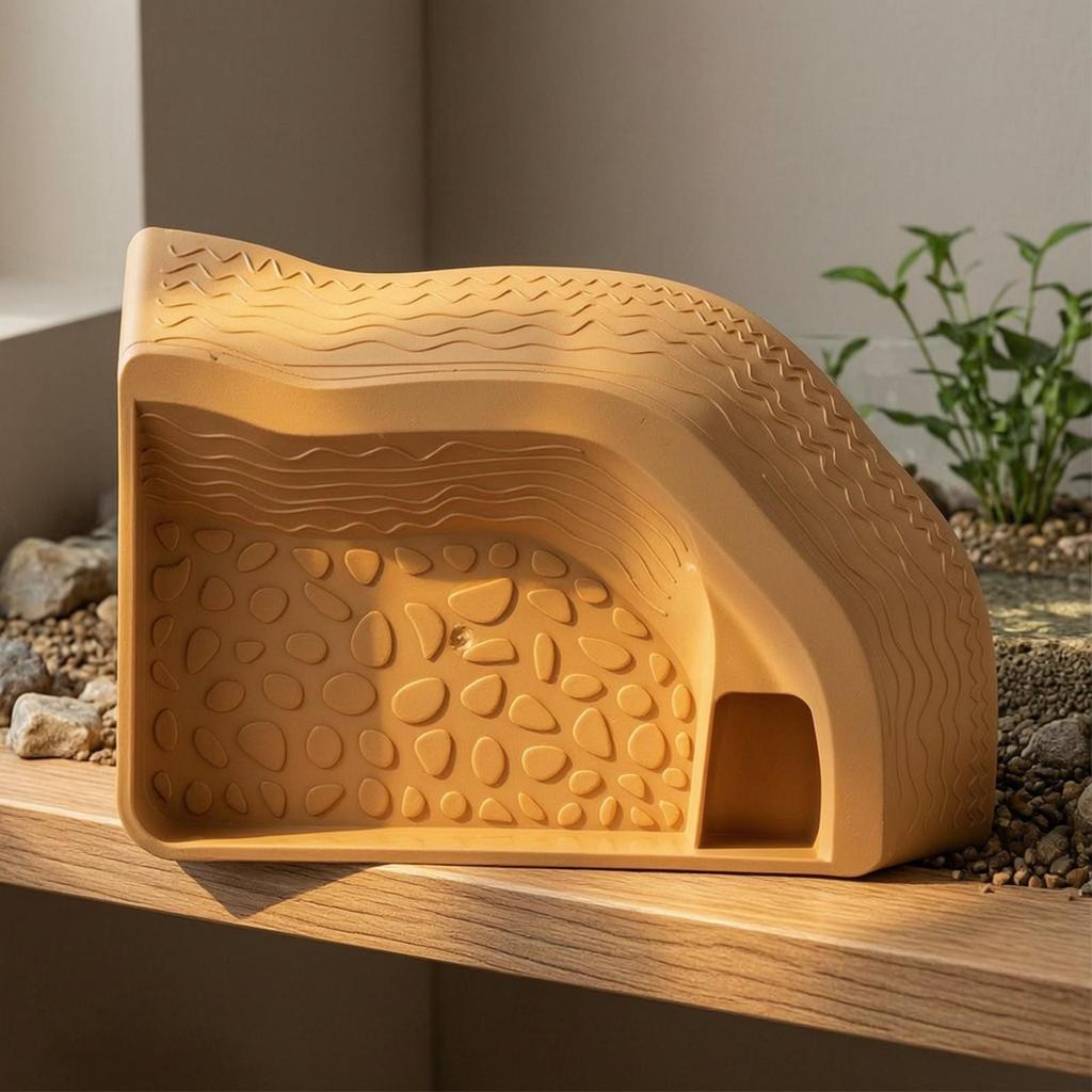 Turtle Soaking Tub Multi-Level with Ramp Compact for Turtles