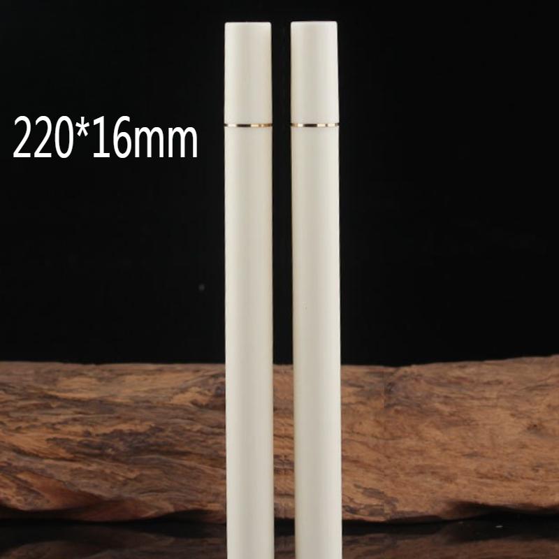 

225*32mm Acrylic Incense Tube Multiple Colors ABS Plastic Agarwood Sandalwood Square Round Minimalist Style Incense Storage Tube