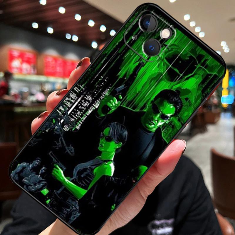 Matrix For Apple iPhone 11 14 12 Pro Max 7 8 Plus X XS XR SE 2020 13 Pro Max Phone Back Cover Coque