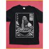 Ramen Pigeon T-Shirt | Japanese Noodles Kawaii Anime Foodie, Casual Crew Neck, Slight Stretch Fabric, Regular Fit for Men