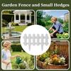 Garden Fence 5 Pieces Decorative Black Flexible Guard Strip Lawn Edging For Outdoor Outside Patio Yard Backyard Walkway Pathway