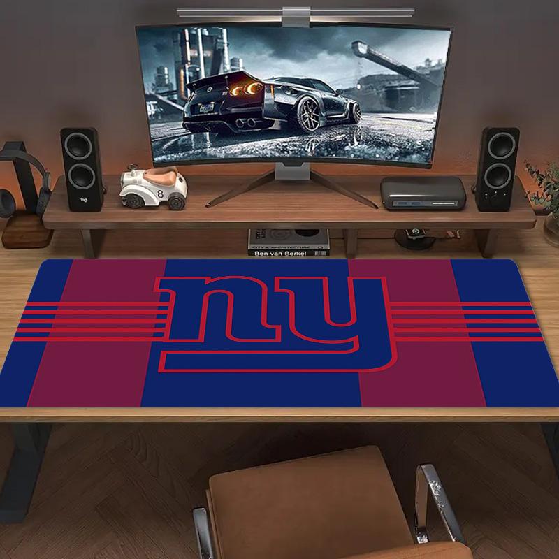 New York Giants Print Cushion Non-slip Laptop Tablet Big Mousepad XXL Mat Mini PC Playmat With Lock edge