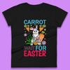 Carrot Wait For Easter Womens T-Shirt Mens Tops Tees Unisex