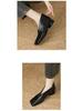 2025 High-End Soft Leather Irregular High Heels