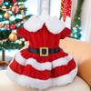 Pet Christmas Clothes 2025 New Snowflake Decorative Skirt Autumn and Winter Old Man