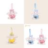 Ear Rompers Lop Cartoon Plush Keychain Healing Doll Bag Decoration Daily Use