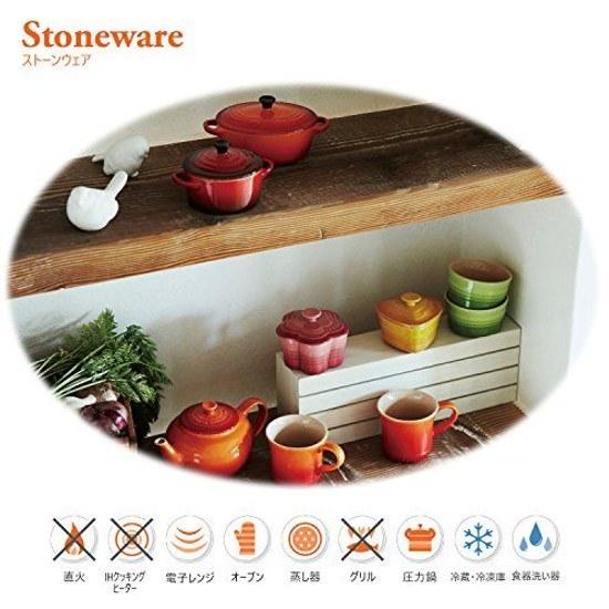 Le Creuset Round Plate 23 cm Rose Quartz Heat Resistant Cold Microwave Oven Compatible Dish