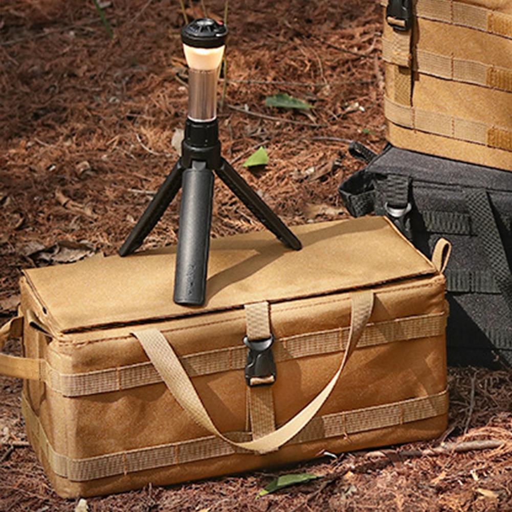 Outdoor Camping Gas Tank Storage Bag Basket Large Capacity Picnic Cookware Utensils Kit Bag Ground Nail Tool Utensils Organizer