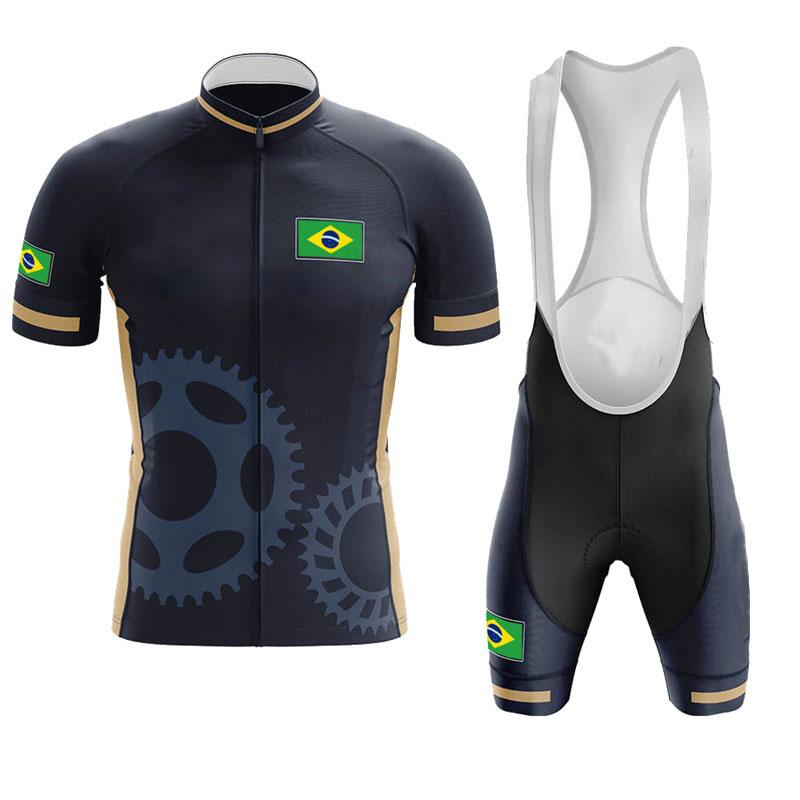 Herren Kurzarm Radtrikot Set Sport MTB Radbekleidung Fahrrad Straßenfahren Set Trägerhose Sommer Atmungsaktives Radanzug Set 2026