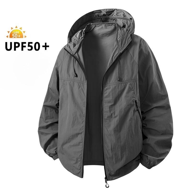 Summer Sun Protection Clothing Unisex Ice Silk Anti-ultraviolet Breathable Fishing Sun Protection Jacket