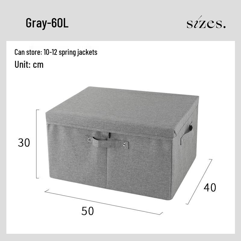 EACHY Fabric Clothes Storage Box