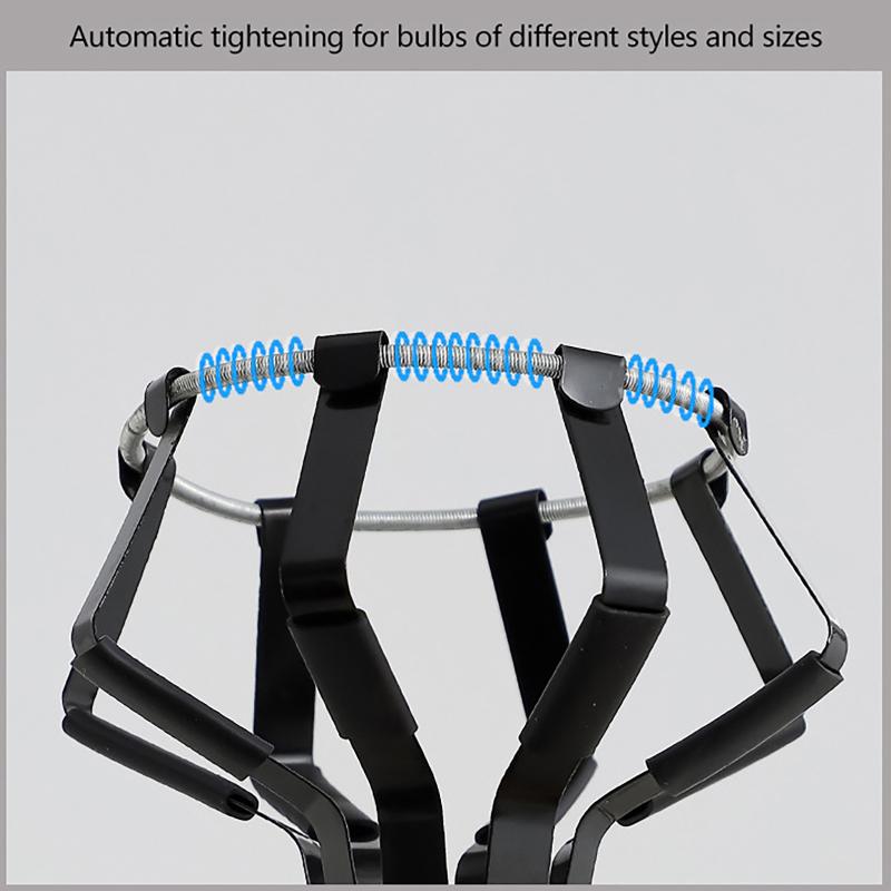 Aerial Bulb Changer Telescopic Handle Simple Twisting Installation Tool for Office and Home Use