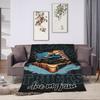 Monster Trucks Are My Jam Flannel Blanket Winter Super Warm Throw Girls Boys Bedroom Street Trend Bedspread Sofa Bed Cover