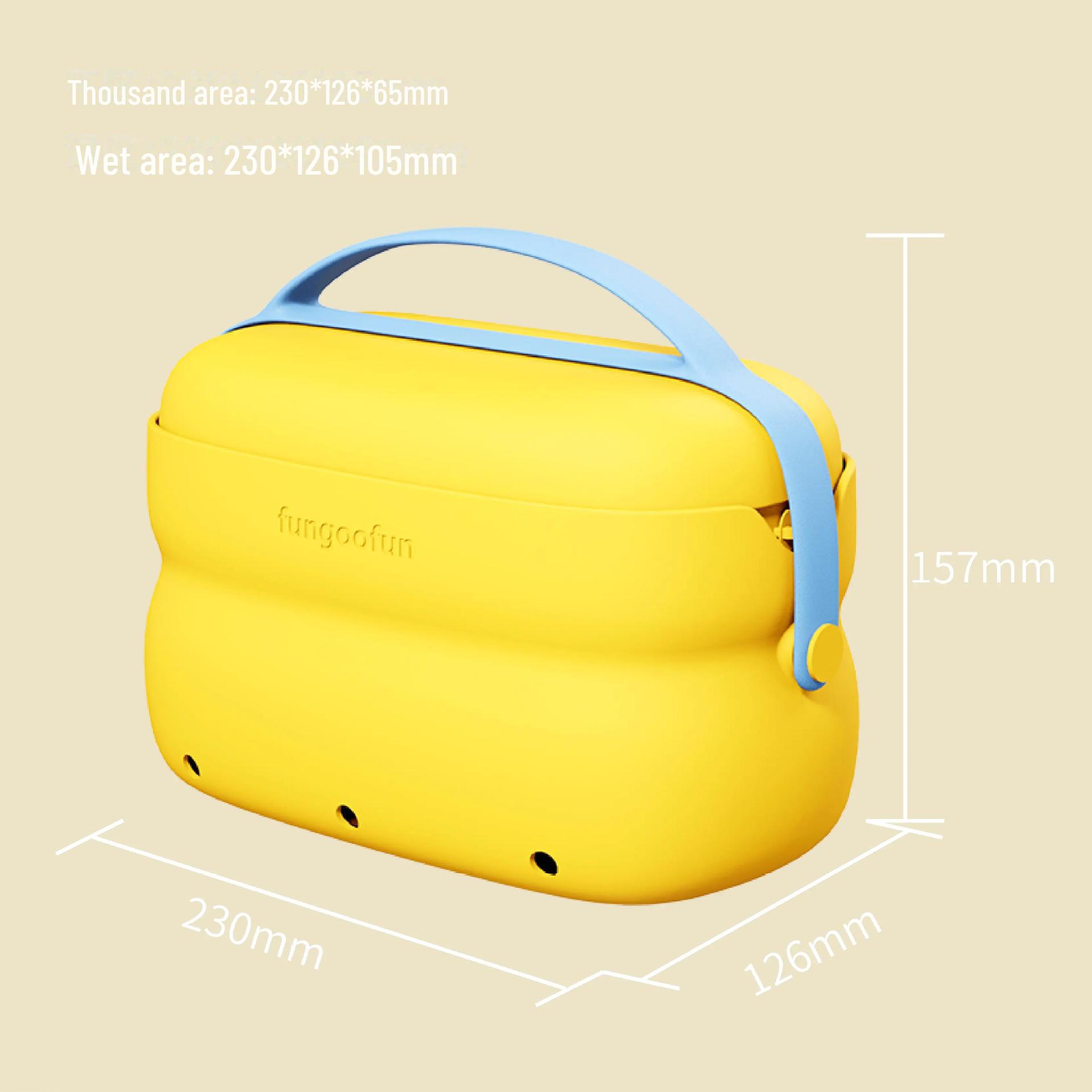 

Van Gogh Waterproof Toiletry Bag: Portable, High-Design Travel Storage for Men & Women, Hangable with Dry/Wet Separation for Cosmetics. жовтий