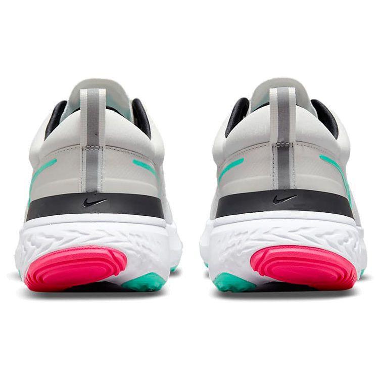 Nike Pánské React Miler 2 Platinum Tint White Dynamic Turquoise CW7121-004