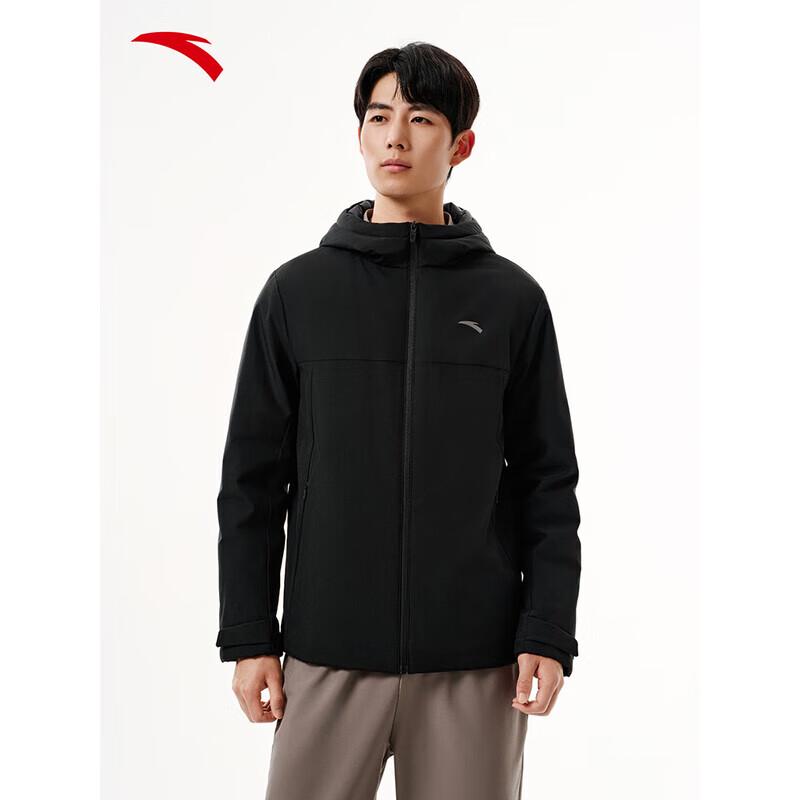 ANTA Men s Training Series Water-Repellent Hooded Down Jacket L