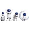 4 Pcs Astronaut Statue Ornament Spaceman Sculpture Desktop Home Decoration Astronaut Model Car Decoration